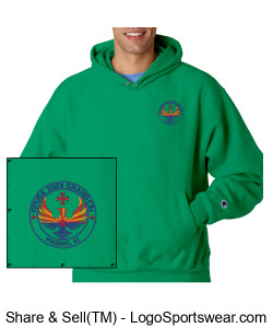 Champion Reverse Weave Hooded Sweatshirt Design Zoom